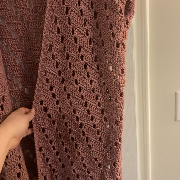 Handmade Crochet Duster Cardigan - Picture 4 of 11